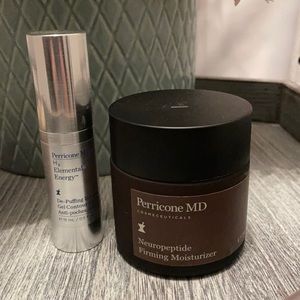 Perricone MD Neuropeptide Firming Moisturizer-4oz & depuffing eye gel-0.5 fl oz